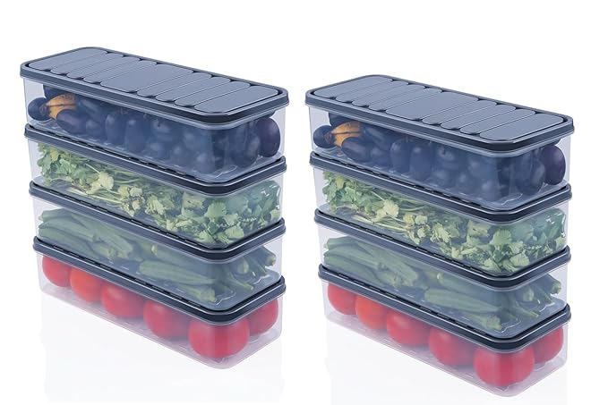 Fridge Storage Boxes & Kitchen Organizer Containers by Anqah Group