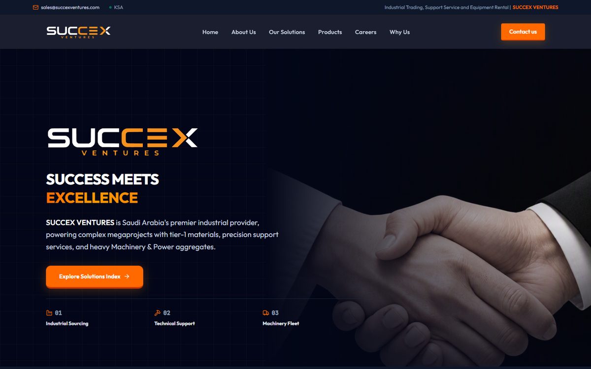 SuccEx Ventures website home page